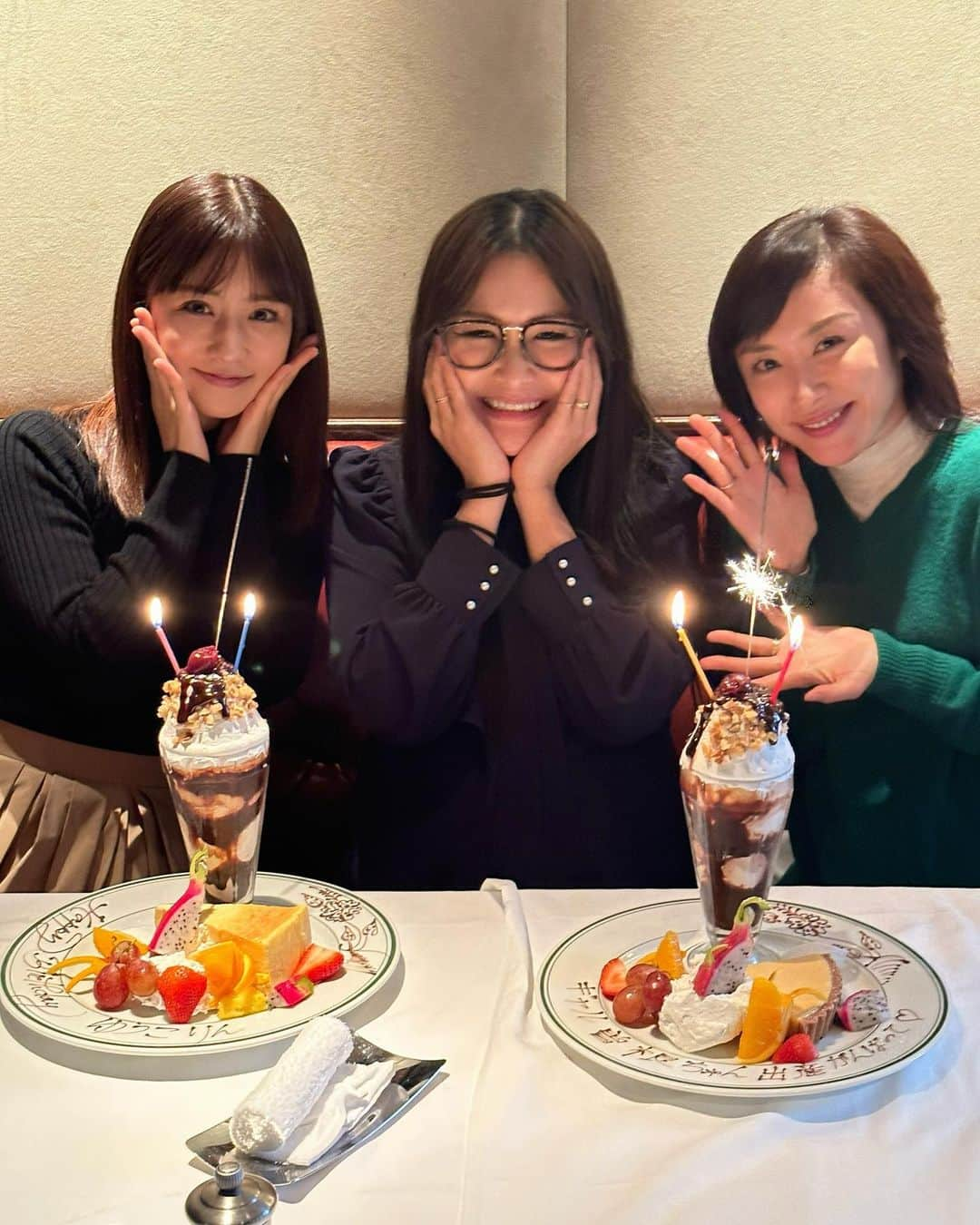 小倉優子のインスタグラム：「今日は、もえさんと曽根ちゃんと ランチをしました💓  私が辛かった時に お二人の優しさに救われたことは 忘れません🌟  とにかく優しいもえさんと曽根ちゃんに  私も何かお返しが出来るような人になりたいと今日も思いました‼️  大好きな人に会えて 本当に嬉しい時間でした💓」