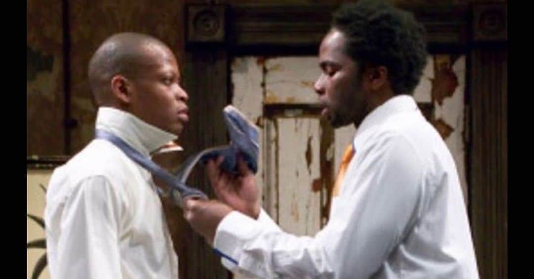ラリー・ギリアード・Jrのインスタグラム：「A Fondest Memory: “Topdog Underdog!” The legend Harold Perrineau @haroldperrineau and I did a west coast tour blankety blank years ago! Coming off the bench we had the legends Gilbert Glenn Brown @gilbertglennbrown and Jeremiah W. Birkett @jeremiahbirkett_official ! Directed by the legend George C. Wolfe! It’s a very intimate/powerful piece and anyone who has done the play will tell you their production was the best…BUT OURS WAS! We have the NAACP “Best Ensemble Award” to prove it! LOL! Still one of my favorite life experiences by far! #lgjrlifestyle #theatre #myactorlife #blessings #lawrencegilliardjr #haroldperrineau #gilbertglennbrown #jeremiahwbirkett」