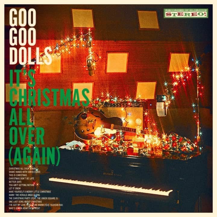 グー・グー・ドールズのインスタグラム：「‘It’s Christmas All Over (Again)’ is out now !! Get into the holiday spirit and listen to all of our Christmas songs on one album !! (link in bio)」