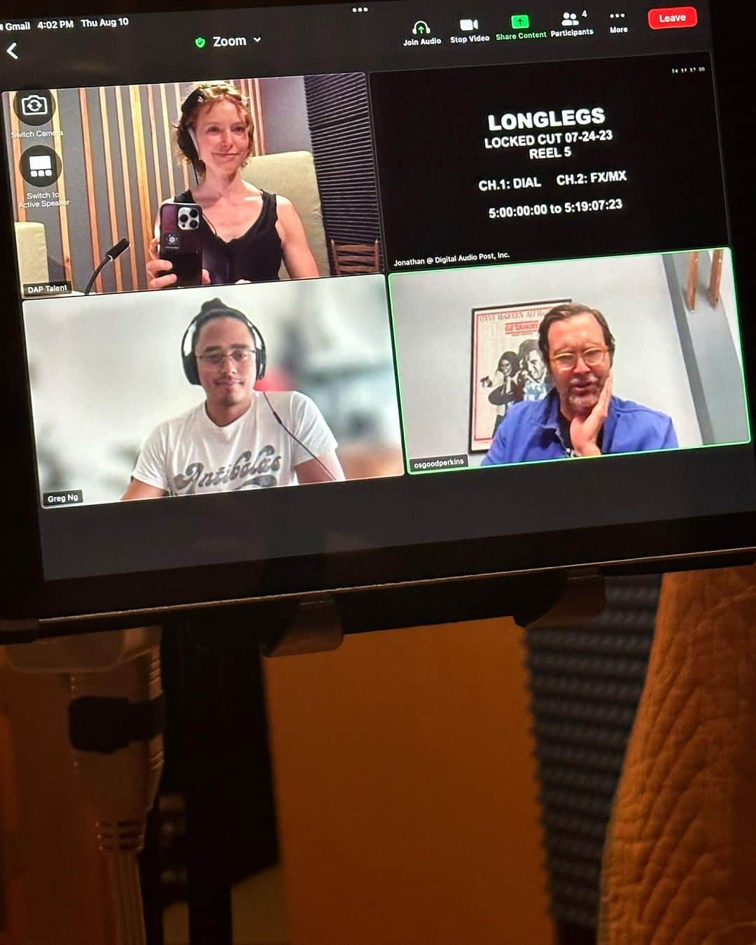 アリシア・ウィットさんのインスタグラム写真 - (アリシア・ウィットInstagram)「coming soon to a theater near you… 🍿 🎥   laying down some final overdubs for LONGLEGS with writer/director extraordinaire @osgoodperkins at @digitalaudiopost 🌟  #longlegs 🦅  #nicholascage #maikamonroe #osgoodperkins #blairunderwood  @neonrated   🧟‍♀️」11月18日 0時15分 - aliciawitty