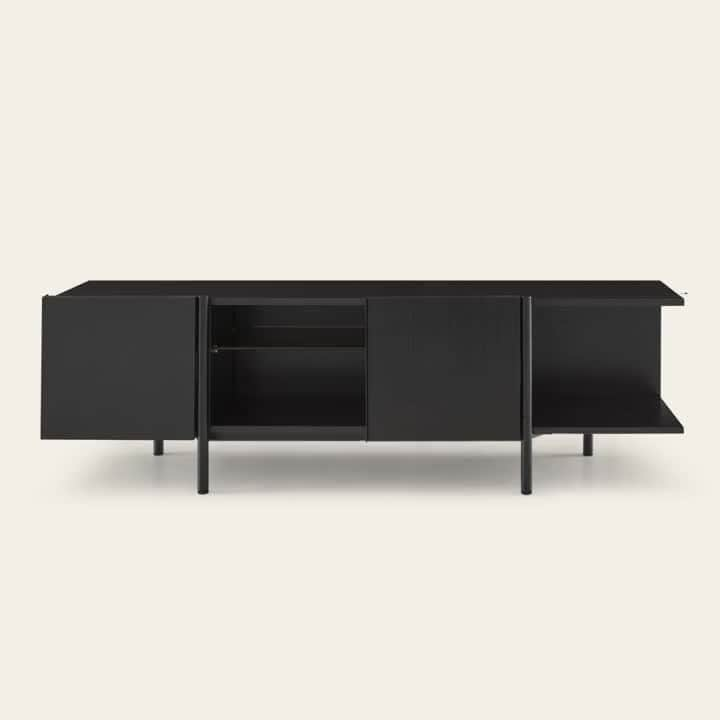 Ligne Rosetのインスタグラム：「Janus by @sebastianherkner  This piece is available in several versions: Sideboard, TV cabinet, Wall unit  Have an upcoming project? Stop by our store and speak with one of our sales reps! > Link in bio  #ligneroset #design #frenchsavoirfaire #madeinfrance」