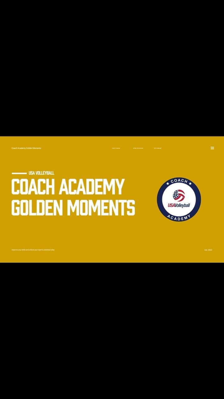 USA Volleyballのインスタグラム：「Level up your coaching skills with #CoachAcademy Gold! Gain access to advanced coursework and exclusive live events featuring experts like Mark Williams, Senior Research Scientist at the Institute of Human and Machine Cognition.  Start learning today, 🔗 in bio.」