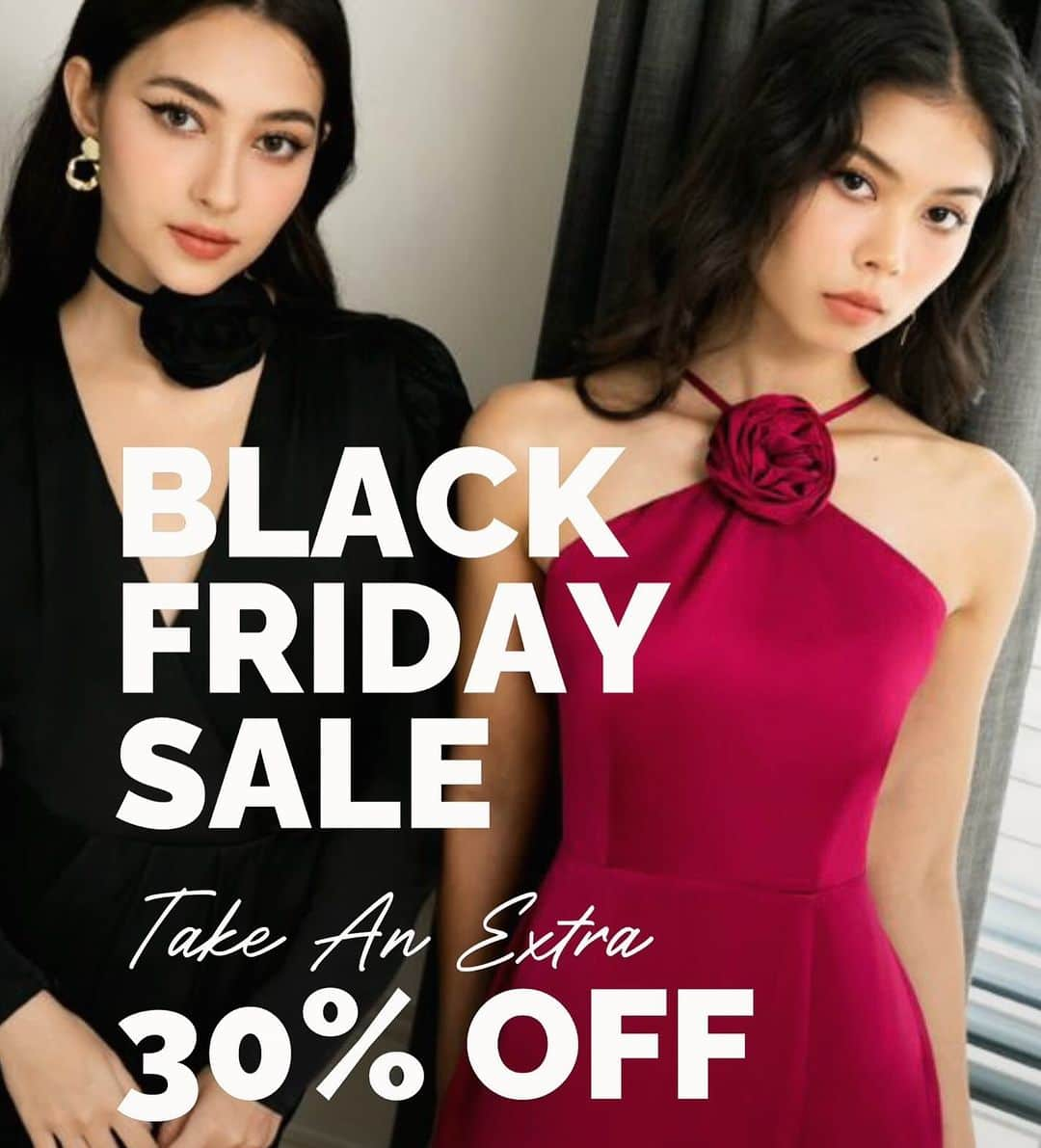 ユミキムさんのインスタグラム写真 - (ユミキムInstagram)「#BlackFriday Starts NOW! Enjoy an extra 30% OFF sitewide with code: BF30 ❤️ Don’t miss our biggest sale of the year! *Sale ends 11/27」11月18日 0時47分 - yumikim