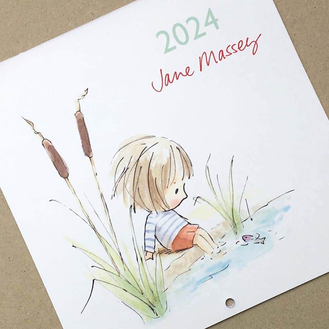 Jane Masseyのインスタグラム：「My 2024 calendar is now back in stock. Thank you for your patience. Please note-This is the final print run.  The calendar is available at www.lecodeh.com for those of you in South Korea. (Sold out-will be back in stock soon) A delivery of prints and calendars will be off to Fox Gallery in Rome next week. Fox Gallery, Corso Vittorio ll, 5, Roma.  Have a great weekend ❤️」