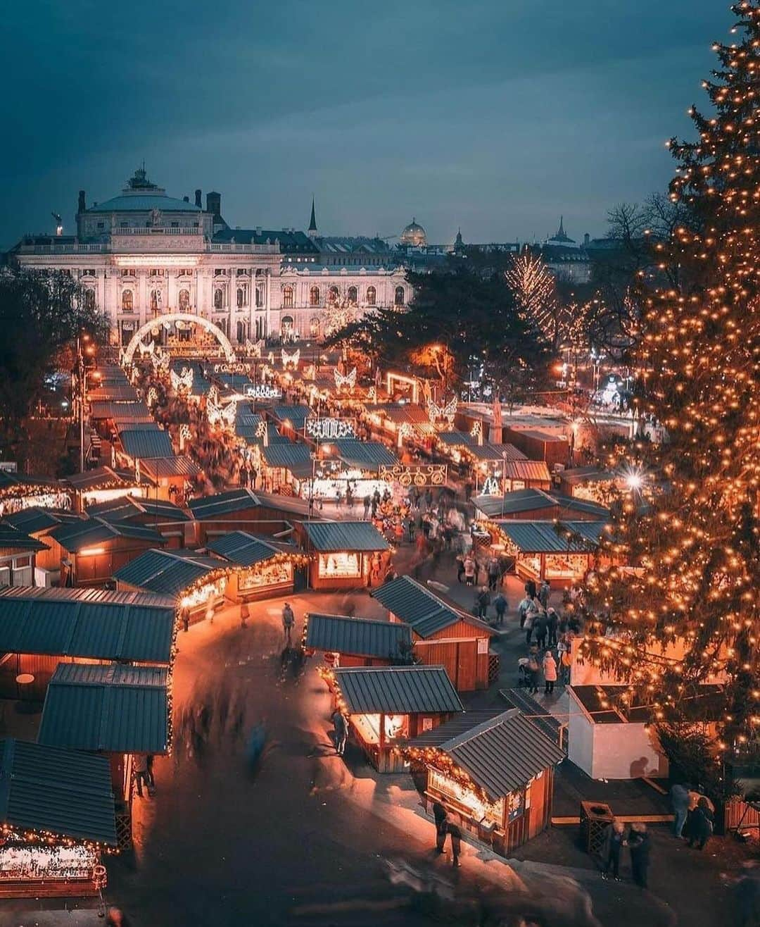 Wien | Viennaさんのインスタグラム写真 - (Wien | ViennaInstagram)「It’s the most wonderful time of the year. 🎄💫🤩 by @christian_kremser #ViennaNow  #vienna #viennagram #travelgram #christmastime #christmasmagic」11月18日 0時51分 - viennatouristboard