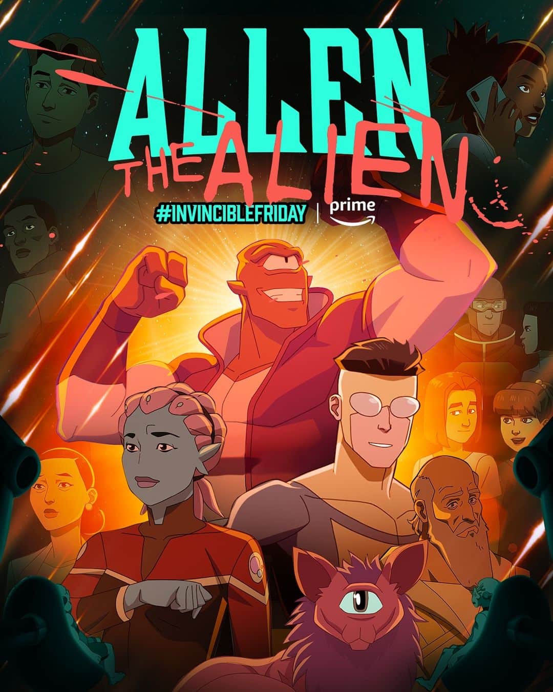 Amazon Videoのインスタグラム：「To get your own show poster you’ve really got to be…ALLEN THE ALIEN!!!」