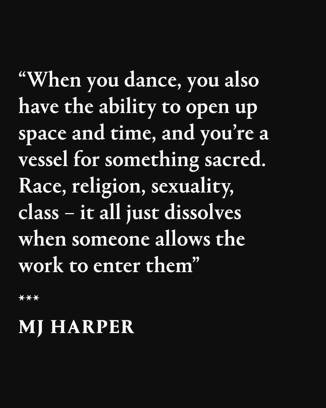 AnOther Magazineさんのインスタグラム写真 - (AnOther MagazineInstagram)「For the Jamaica-born, Florida-raised classically trained dancer, model and choreographer @m.j.h.a.r.p.e.r, a full-length solo show has been a long time coming 🩰⁠ ⁠ Closing Frieze in October, the dancer and choreographer showcased a one-off performance of their show with custom looks crafted by Kim Jones for Dior. "Kim has kept a thoughtful and sensitive eye on my work for some years now. The space he is holding is truly a space of grace," Harper tells AnOther. Read about the show, in their own words, at the link in bio 📲⁠ ⁠ 📸 Courtesy of #gainsburyandwhiting」11月18日 1時01分 - anothermagazine