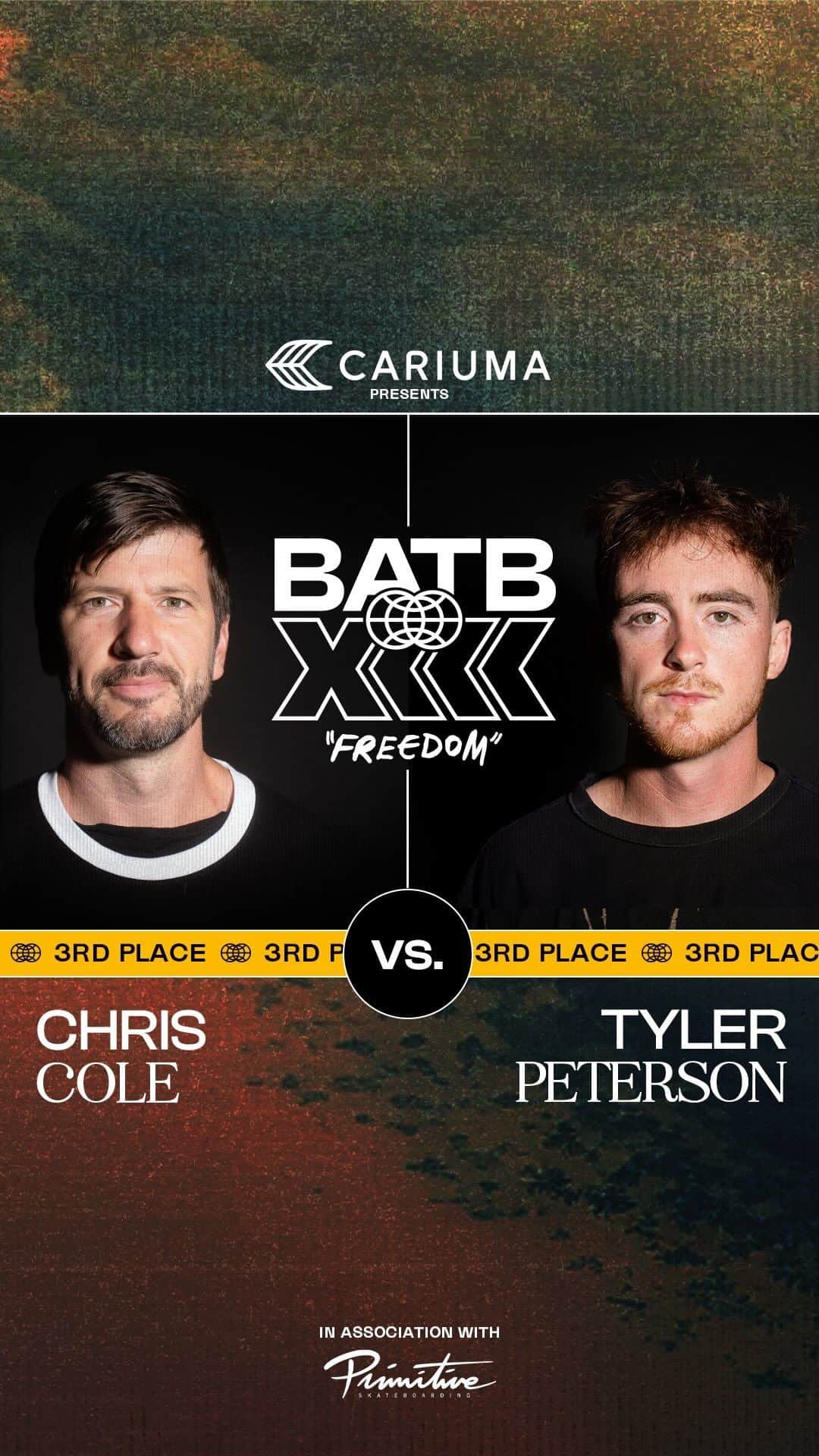 The Berricsのインスタグラム：「@chriscobracole and @tylerpeters0n battle it out for 3rd place in this instant Finals Night classic. Board breaks, trick requests, and some friendly back and forth, Chris and Tyler leave all out there in this one.   Hit the link in bio to see Chris and Tyler go head to head in BATB 13 Finals Night now playing on TheBerrics.com #skateboardingisfun #berrics #batb13」