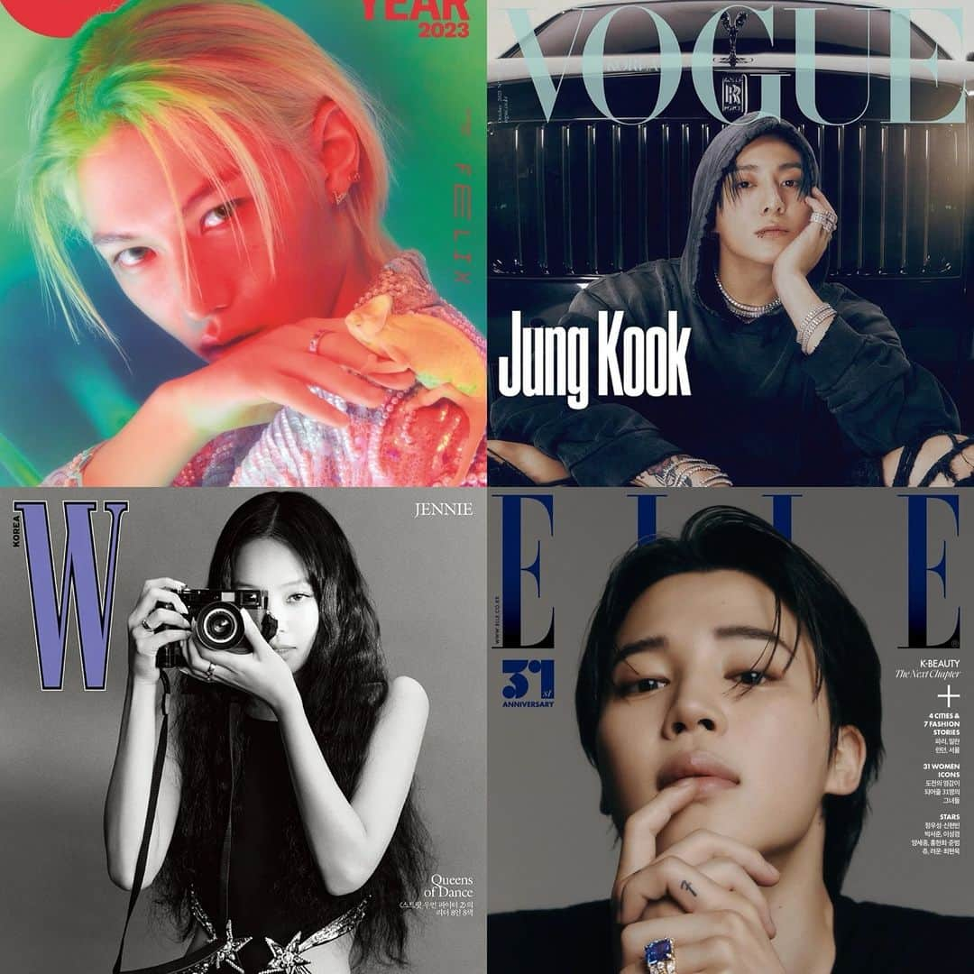 allkpopTHESHOPさんのインスタグラム写真 - (allkpopTHESHOPInstagram)「Which magazine cover is your favorite? #Felix #Jungkook #Jennie #Jimin  Use code: BFCYBER20 for 20% OFF! #blackfridaysale」11月18日 1時07分 - allkpoptheshop