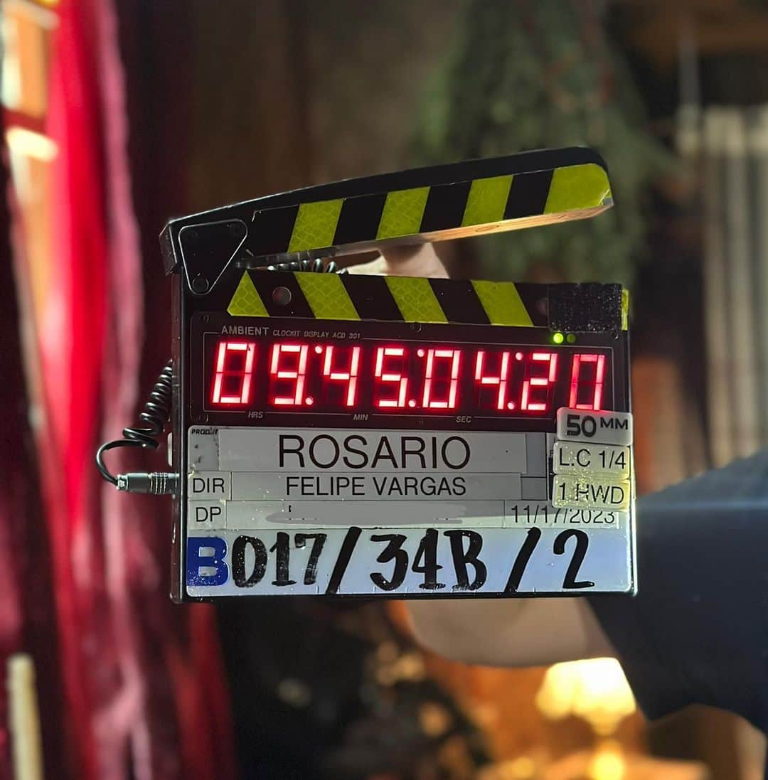 エメロード・トビアさんのインスタグラム写真 - (エメロード・トビアInstagram)「Day 1  @rosariothemovie ✝️🩸🎬」11月18日 1時35分 - emeraude