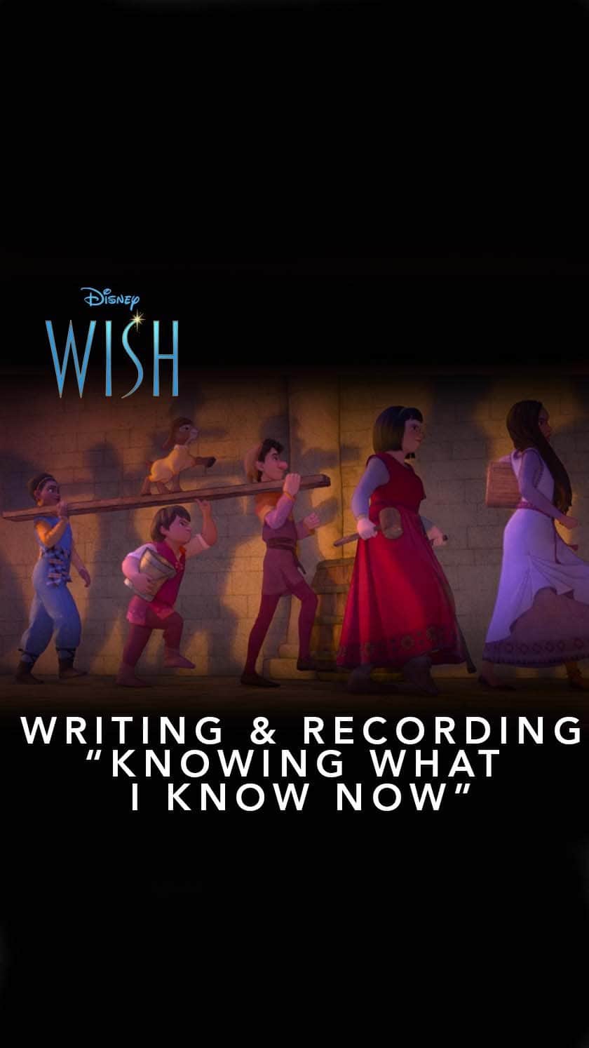 ウォルト・ディズニー・アニメーション・スタジオズのインスタグラム：「“It captures that nature of an anthem in such a fun way.” 🎶🥁🏰 See the cast and filmmakers of Disney’s #Wish talk about the making of “Knowing What I Know Now” and see the movie only in theaters November 22. ✨」