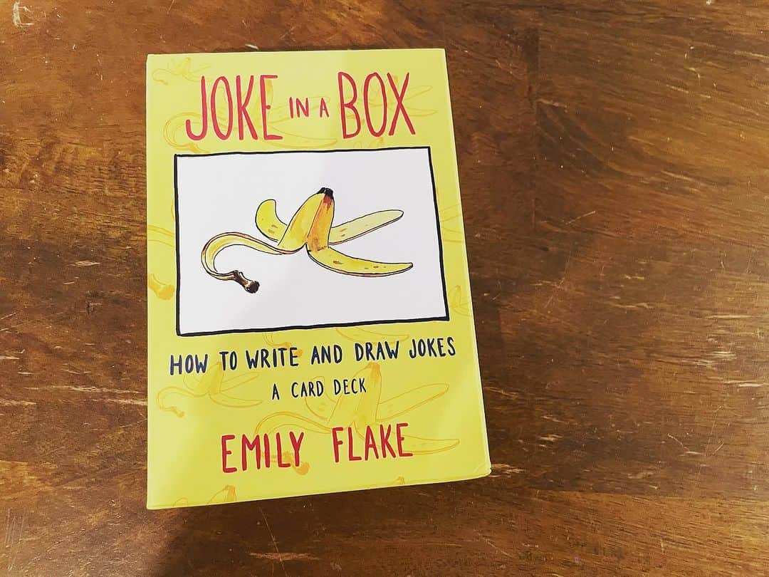 ジョン・ロス・ボウイのインスタグラム：「The homey @eflakeagogo has come out with a phenomenal gift idea for the creative person in your life… A deck of cards with characters and premises and locations that could unlock something. Emily does phenomenal cartoon work for the @newyorkermag , but this is a great tool for anybody who writes or draws anything…」