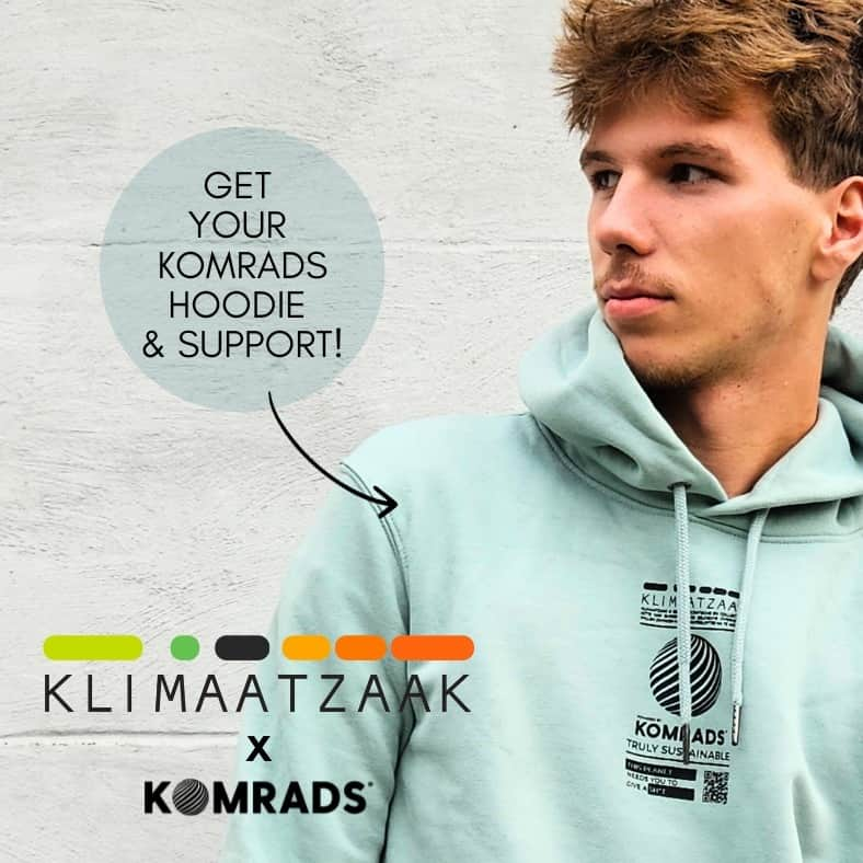 コムラッズさんのインスタグラム写真 - (コムラッズInstagram)「🌿 Our Climate Matters! 🌍   That's why our Komrads hoodies aren't just about style – they're a statement!  With every purchase, you're not just buying a hoodie. You're supporting with 10% De Klimaatzaak and standing for a sustainable future.   Let's dress for change and make our impact felt! 🌟💚  #Komrads #Komradsofthefuture #ClimateAction #KomradsForChange #SustainableFashion 🍃✨」11月18日 3時00分 - komrads.world