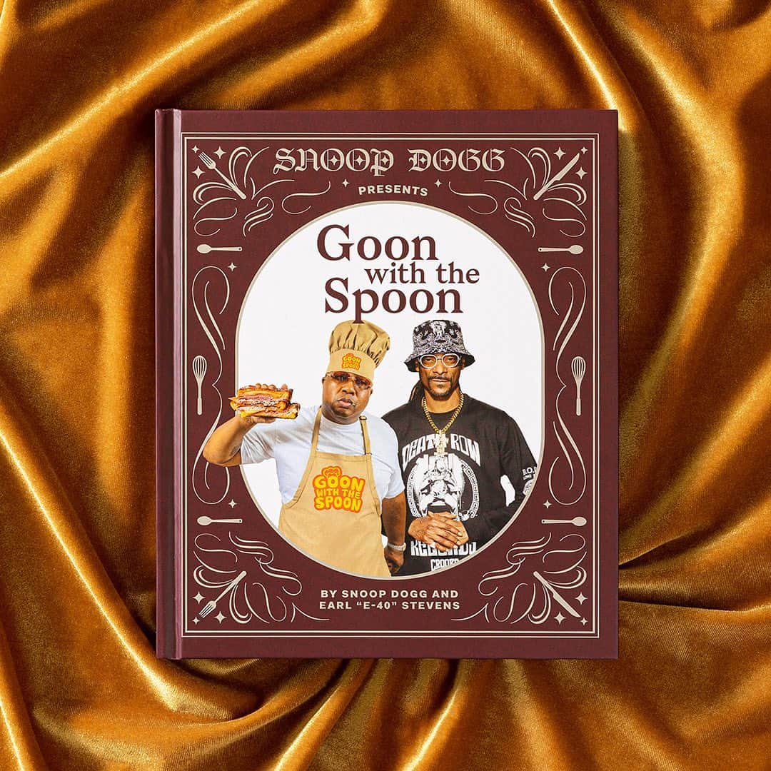 スヌープ・ドッグのインスタグラム：「Goon with the Spoon. @e40 appreciate U. 👨🏾‍🍳🥄 go n get your cookbook & share with ya loves ones 😎」