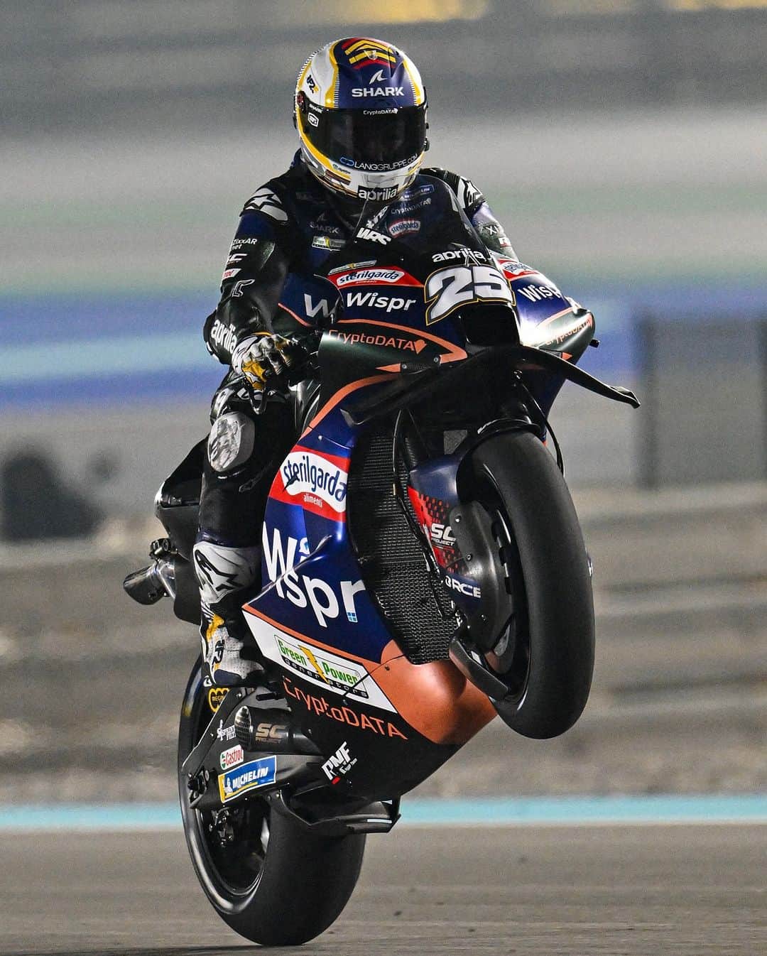 MotoGPのインスタグラム：「Celebrating Friday's P1 like... 😎  #QatarGP 🇶🇦 #MotoGP #RF25 #RaulFernandez #Motorsport #Racing」