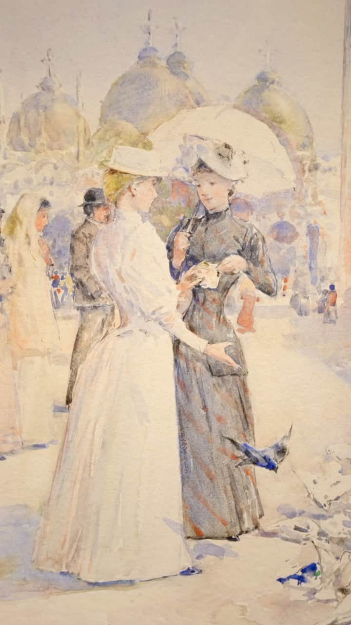 クリスティーズのインスタグラム：「Christie’s is proud to present “Sargent I Hassam: Icons of Impressionism”   The selling exhibition is dedicated to the work of Impressionist masters John Singer Sargent and Childe Hassam. The exhibition showcases each artist’s masterful emphasis on light and gestural brushwork via works on paper and oil paintings of city and costal locales across continents.   Sargent worked in a variety of mediums and subjects that display his painterly bravura. The exhibition includes figurative painting, a selection of watercolors from his time in Venice—one of the artist’s most important locales— and works featuring Maine, Switzerland and Mallorca.   Hassam adopted a brighter and livelier painting technique in Paris which served as the artistic basis for the remainder of his output.  Like Sargent, Hassam worked in an array of urban and coastal locations, from Venice to Easthampton. Included in the exhibition are examples from Hassam’s time in Paris, Venice and Isles of Shoals in Maine.   Christie’s is delighted to bring these two Impressionist pioneers together in one exhibition. Lean more about the sale now via the LinkinBio!  Sargent | Hassam: Icons of Impressionism| New York| 1 October – 1 December」