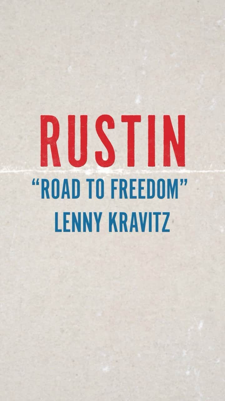 レニー・クラヴィッツのインスタグラム：「Bayard Rustin, one of the greatest activists and organizers the world has ever known, was all but erased from history for being an openly gay Black man. RUSTIN shines a long-overdue light on the extraordinary man who, alongside Reverend Martin Luther King Jr., Adam Clayton Powell Jr., and Ella Baker, dared to imagine a different world, inspiring a movement in a march toward freedom.  I was honored when George C. Wolfe approached me to write a song inspired by Rustin for @rustinmovie. The movement he championed then is just as important today. We still have so much ground to cover. That’s how “Road To Freedom” was born. I hope you’re inspired by this film and song to come together with love.   @RustinMovie is available to watch on @Netflix now.」