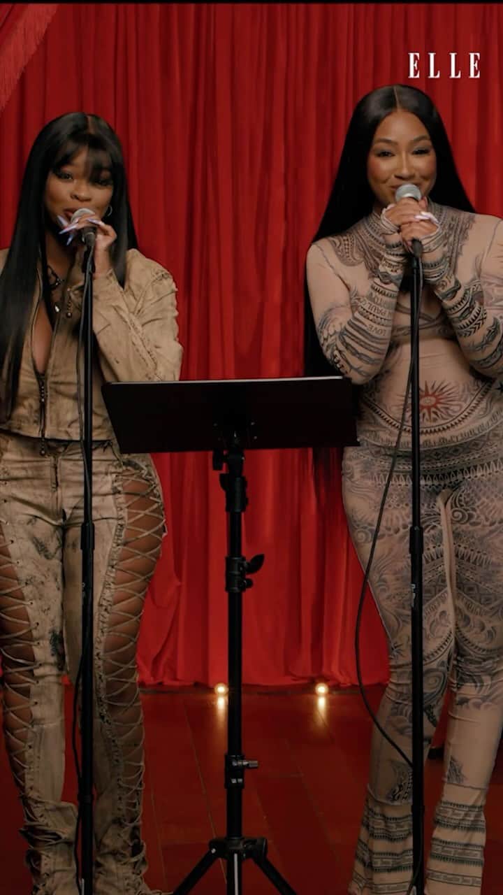 ELLE Magazineのインスタグラム：「#CityGirls know they’re legends…just ask them. Clapping back at the haters that always have something to say, #YungMiami and #JT respond to headlines and internet trolls through a little freestyle rap. Tap the link in bio for more.」