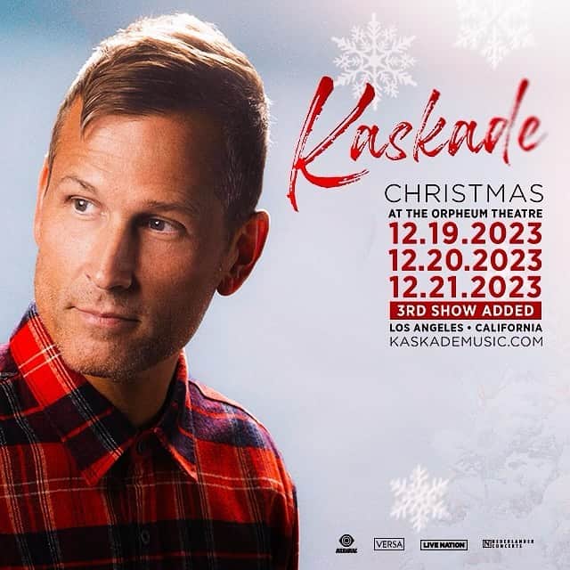 カスケイドのインスタグラム：「‼️FINAL NIGHT ADDED‼️ 12.19 - New Night 12.20 - Sold Out 12.21 - On Sale Now KaskadeMusic.com」