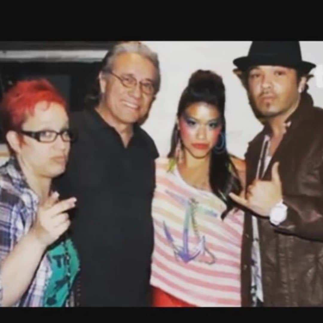 ベイビー・バッシュのインスタグラム：「#FlashbackFriday with the Legendary actor Edward James Olmos and Emmy award actress Gina Rodriguez Radio Legend Kool Aid!! Filming the movie #PhillyBrown (i played a character named Ceaser) lol fun times」