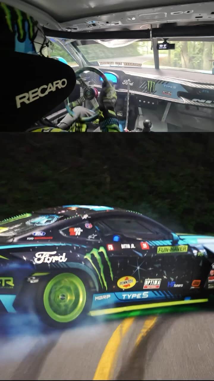 モンスターエナジーのインスタグラム：「POV you are drifting the Smoky Mountains!! #monsterenergy」