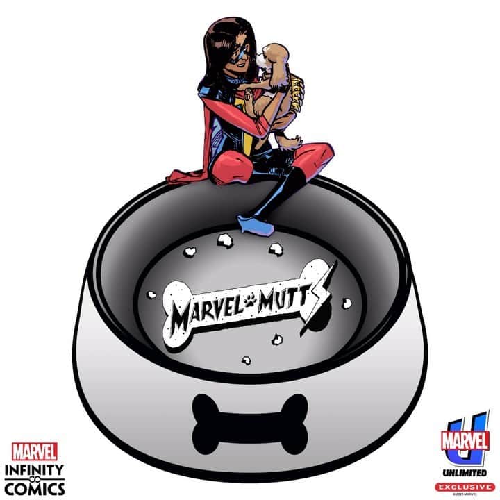 Marvel Entertainmentのインスタグラム：「Who’s a good Super Hero? 🐶 Marvel Mutts is coming to #MarvelUnlimited! More pup-dates soon.  ✏️ MacKenzie Cadenhead 🎨  Takeshi Miyazawa」