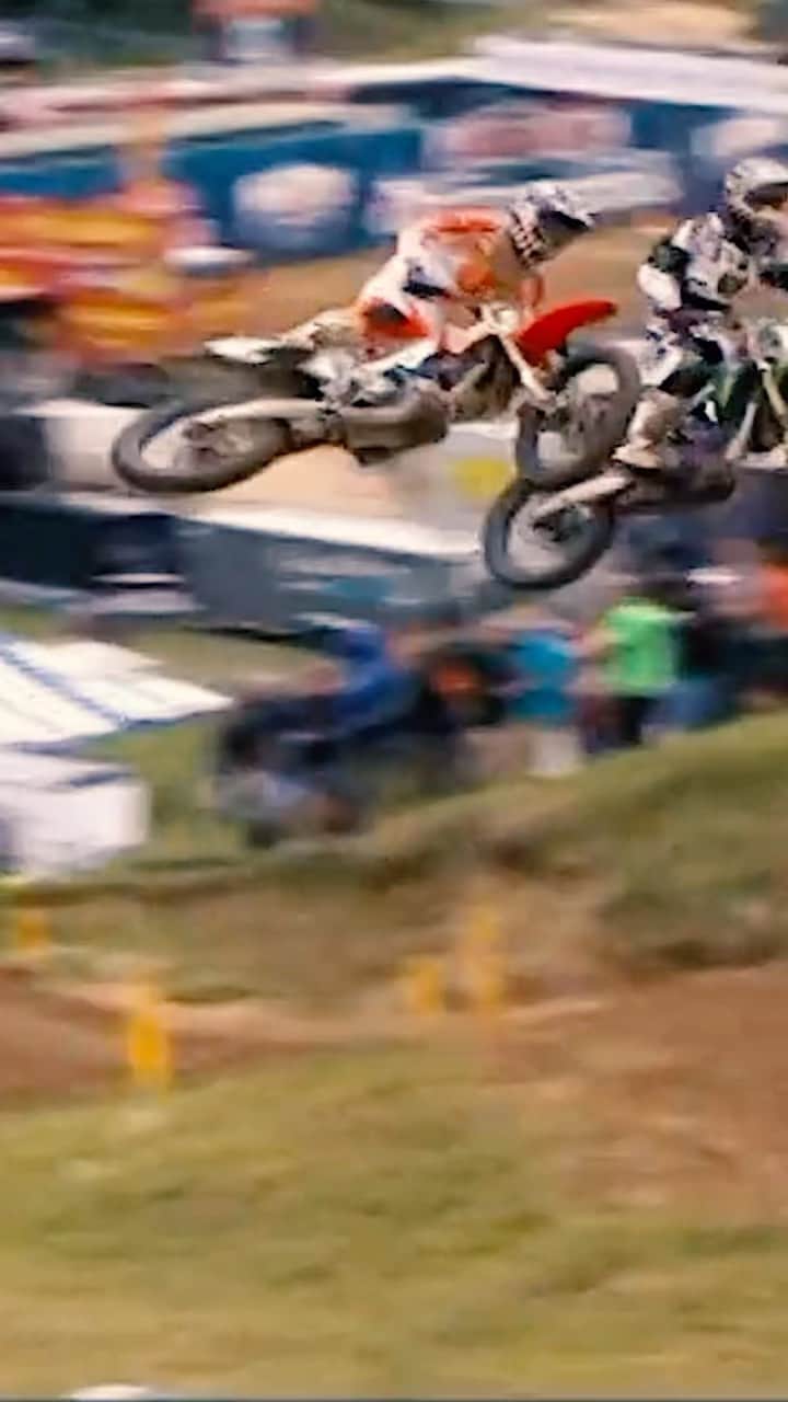 Racer X Onlineのインスタグラム：「Was this the birth of beast mode⁉️ Eli Tomac buried in Moto 2 at @springcreekmx 2013 and put on a charge to catch Roczen and Baggett 😳 Check out the full Moto on the Racer X Video Vault 📺 Link in the story #RacerXVideoVault」