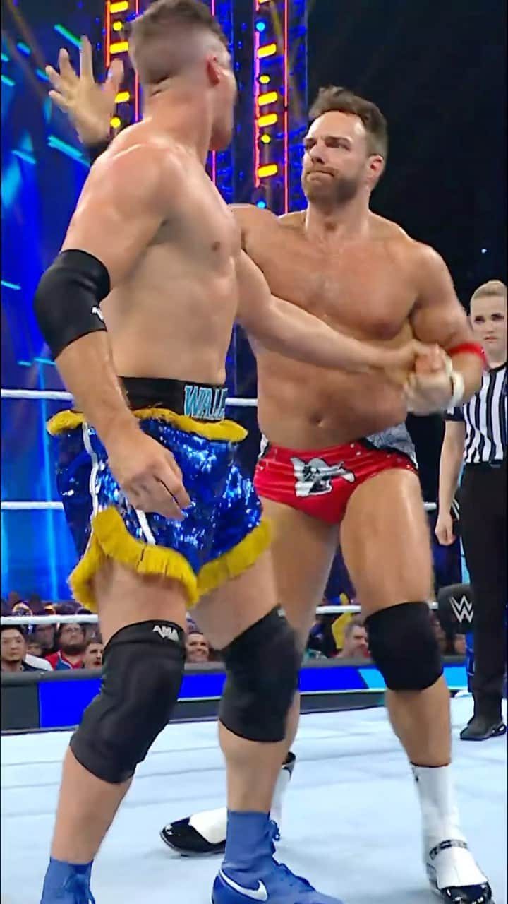 WWEのインスタグラム：「He really thought he impressed @reallaknight for a second 😆」