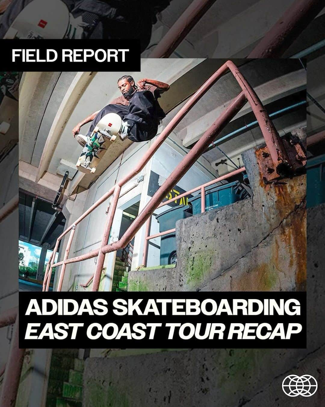 The Berricsのインスタグラム：「Field Report… @adidasskateboarding just dropped an epic recap of their latest East Coast tour, stacked with a crew of 24 riders and two vans tearing through 8 states. Featuring riders like @daewon1song @fgustavoo @_diegonajera @busenitz @mariahduran_ @alecmajerus @vincentmilou @milessilvas @carlisleaikens @silasbaxterneal #MarkGonzales and more… this edit is definitely worth a watch!!   Hit the link in bio to watch @adidasskateboarding Wast Coast Tour Recap now showing on TheBerrics.com #skateboardingisfun #berrics   🎥 @cmulhern @poobert   📸: @jefflandi」