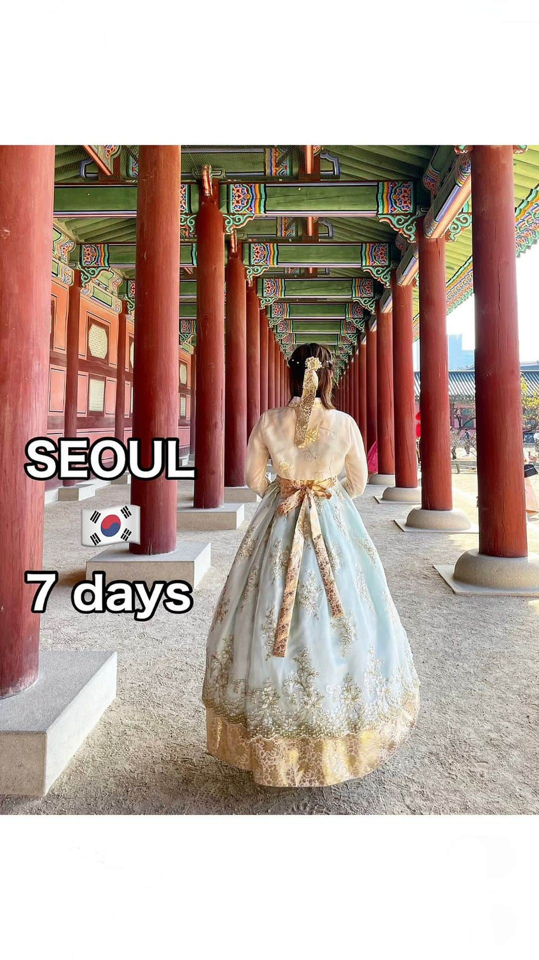 puu326のインスタグラム：「Seoul🇰🇷7days   母と2人旅 韓国ソウルへ🫶🏻  7日間じゃ、まだまだ周り足りない😂w 暖かくなったらまた絶対行くぞー♡🥹  #韓国旅行 #韓国カフェ #韓国ファッション #韓国グルメ #ソウル旅行 #ソウルカフェ #聖水洞 #狎鴎亭 #解放村#景福宮 #漢江ラーメン#汝矣島漢江公園 #韓服体験 #広蔵市場 #クァベギ #明洞餃子#土俗村 #陳玉華ハルメ元祖タッカンマリ #明洞屋台#緑莎坪歩道橋#梨泰院クラス #typehangang #moltoitalianespressobar #londonbagelmuseum #houseby #martinkim #restandrecreation #tamburins #gentlemonster」