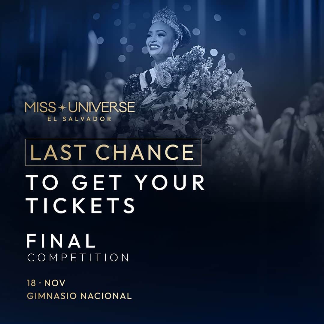 イリス・ミトゥネールのインスタグラム：「LAST CHANCE TO BUY TICKETS! 🎟️  There are only a few seats left for the historical 72nd MISS UNIVERSE Competition! You don’t want to miss this amazing show!   Go to funcaptial.com  #72ndMissUniverse #MissUniverse #missuniverse2023」