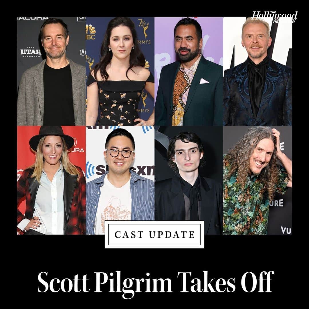 ハリウッド・リポーターのインスタグラム：「The guest voice cast for #ScottPilgrimTakesOff includes: ⁠ ⁠ #WillForte⁠ #ShannonWoodward⁠ #KalPenn⁠ #SimonPegg⁠ #IngridHaas⁠ #BowenYang⁠ #FinnWolfhard⁠ #AlYankovic and more. ⁠ ⁠ See the full voice cast list at the link in bio. ⁠」