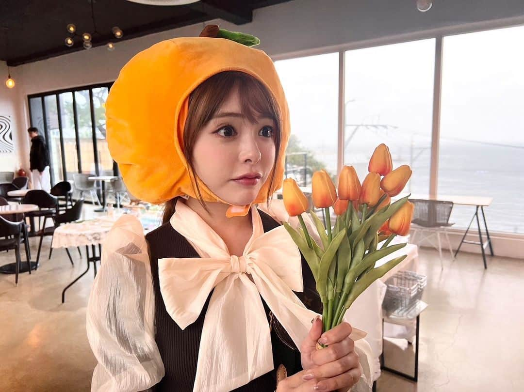 小倉由菜のインスタグラム：「🍊」