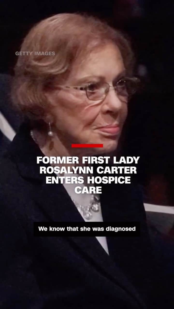 CNNのインスタグラム：「Dr. Sanjay Gupta weighs in after an announcement from the Carter Center that Rosalynn Carter has entered hospice care at her home in Plains, Georgia. In May, the Center announced that the former first lady had been diagnosed with dementia.」