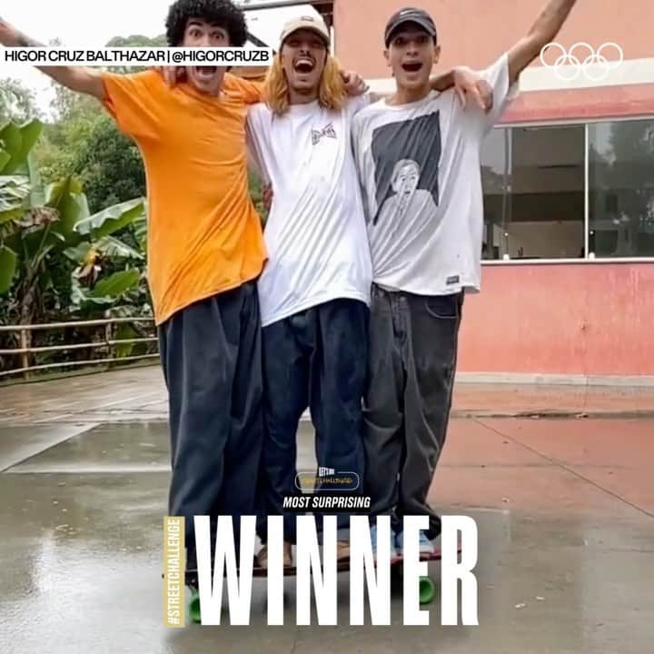 The Berricsのインスタグラム：「The people have spoken!! 👏   The #LetsMove @olympics Street Challenge Winners been announced but now it’s time to show love to our ‘Fan Favorite’ & ‘Most Surprising’ award winners…   ‘Most Surprising’ Award - @higorcruzb   ‘Fan Favorite’ Award - @valeenzaragoza_   Congrats guys to these two amazing skaters!! #skateboardingisfun #berrics #Olympics   @olympics」
