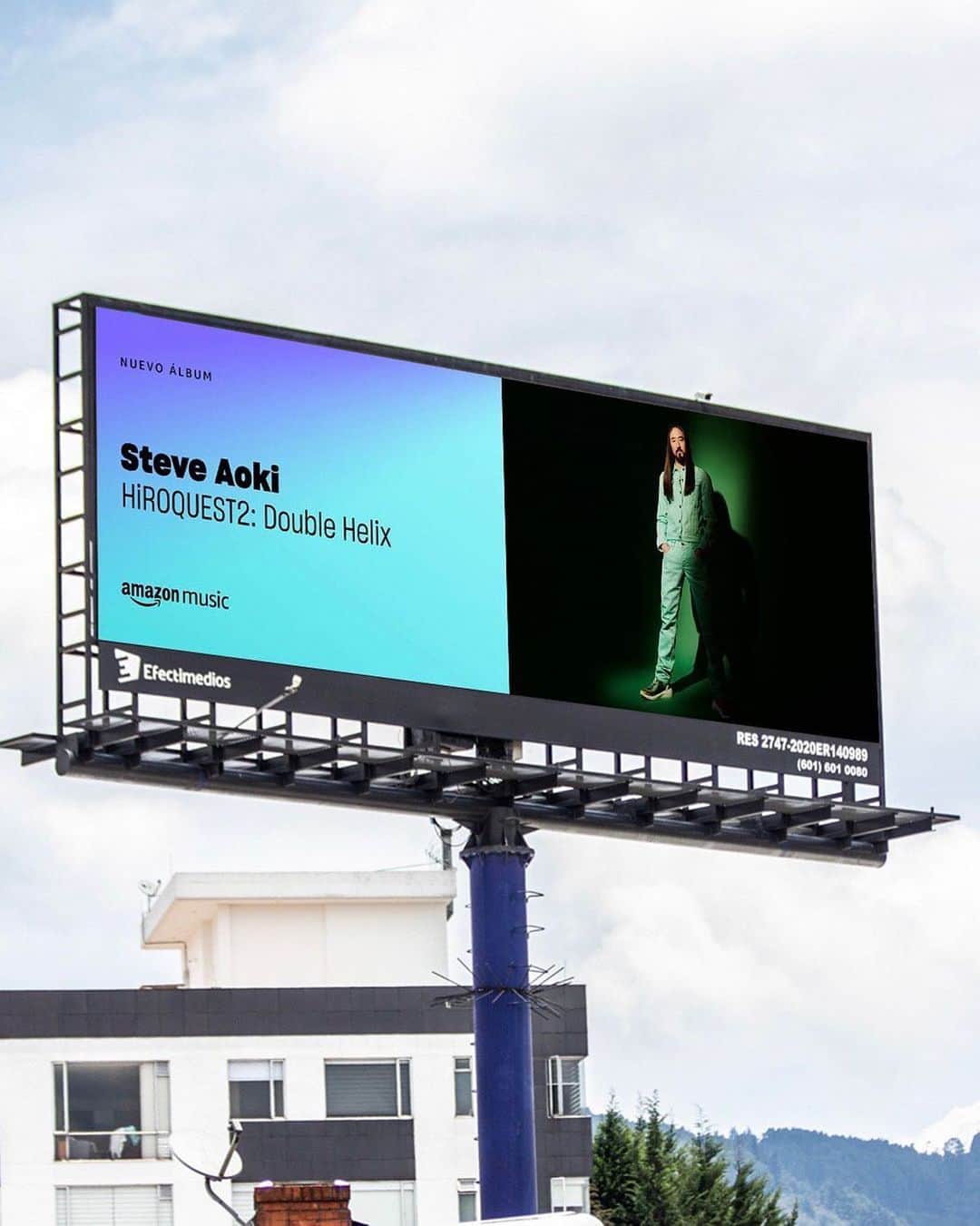 スティーヴ・アオキのインスタグラム：「Para todo el mundo!! Gracias Amazon Colombia 🙏🙏 Mi nuevo álbum disponible ya en Amazon Music!」