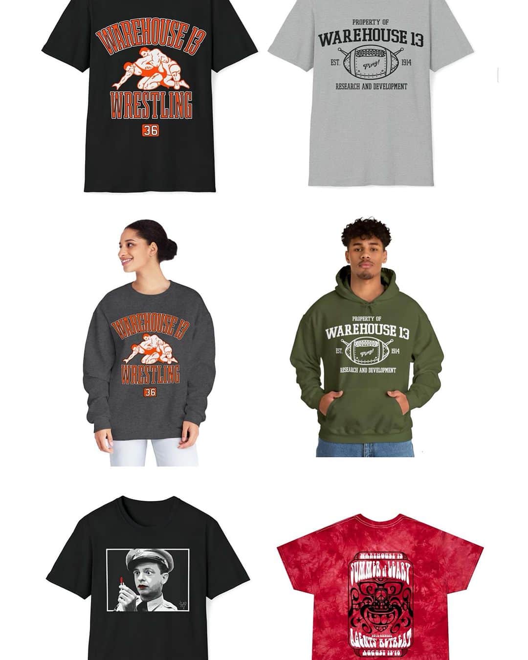 エディ・マクリントックのインスタグラム：「Well, peeps, I told you it was coming, and here it is. My new Printify store is active and ready for action! I've made FIVE of the previous #WAREHOUSE13 t-shirt designs available in a variety of colors and options. The site also includes other designs not related to WH13. My TRIBE t-shirts are inspired by my constant search for people I consider to be "part of my TRIBE." And if you're at this site, digging what you see, then you're part of my TRIBE.  Smash the link on my homepage!」