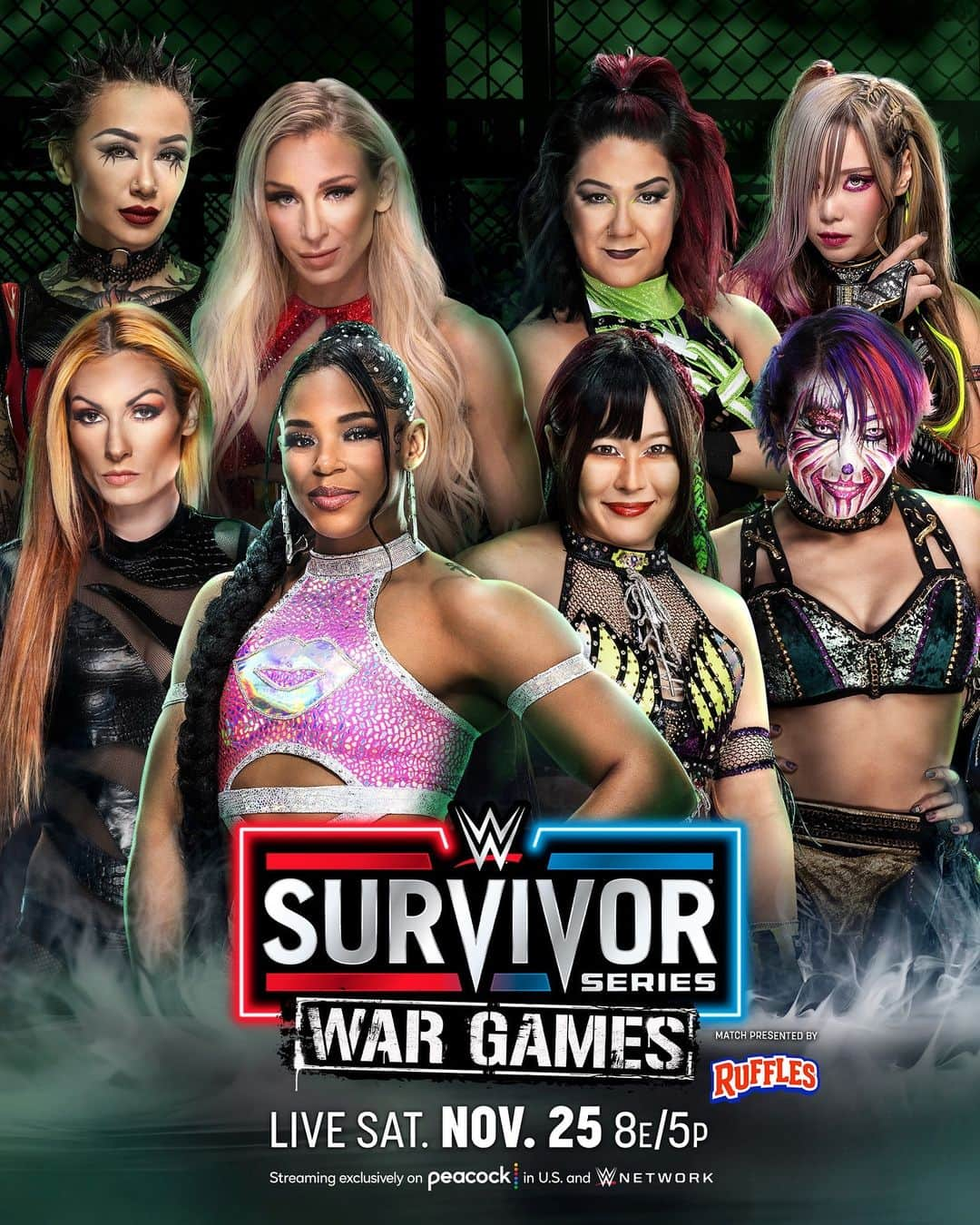 紫雷イオのインスタグラム：「It’s on at #SurvivorSeries #WarGames!」