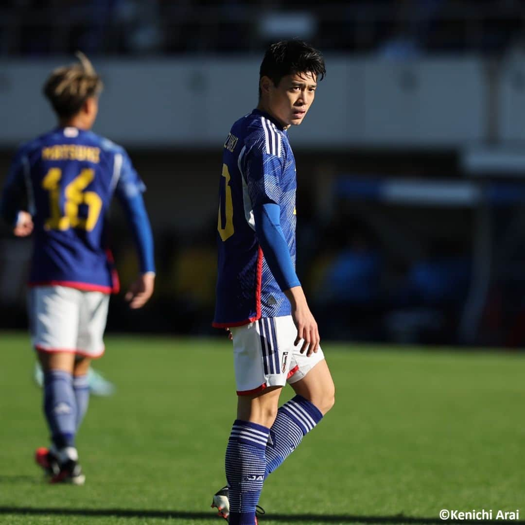 Goal Japanさんのインスタグラム写真 - (Goal JapanInstagram)「🇯🇵 #佐藤恵允 のゴールで先制！🇦🇷 南米の強豪・アルゼンチンとの国際親善試合。前線からの良い守備でリズムをつかんだ #U22日本代表 は、前半18分に佐藤恵允が先制ゴールを奪う！しかし、直後の22分に自陣でのミスから失点。ソラーリに同点弾を許し、1-1で試合を折り返す。(Photo: Kenichi Arai)  #soccer #football #japan #argentina #jfa #daihyo #サッカー #フットボール #サッカー日本代表 #日本代表 #アルゼンチン代表 #⚽」11月18日 14時59分 - goaljapan