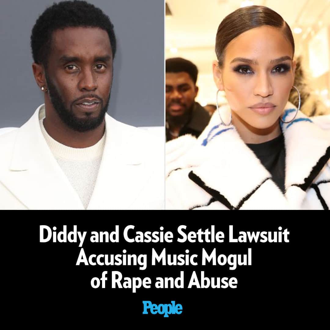 People Magazineのインスタグラム：「Sean “Diddy” Combs and Casandra “Cassie” Ventura have reached a settlement one day after the singer filed a lawsuit against him, accusing the music mogul of rape, sex trafficking, domestic violence and more in New York.  Read the full story in our bio link. | 📷: Shutterstock/WireImage」