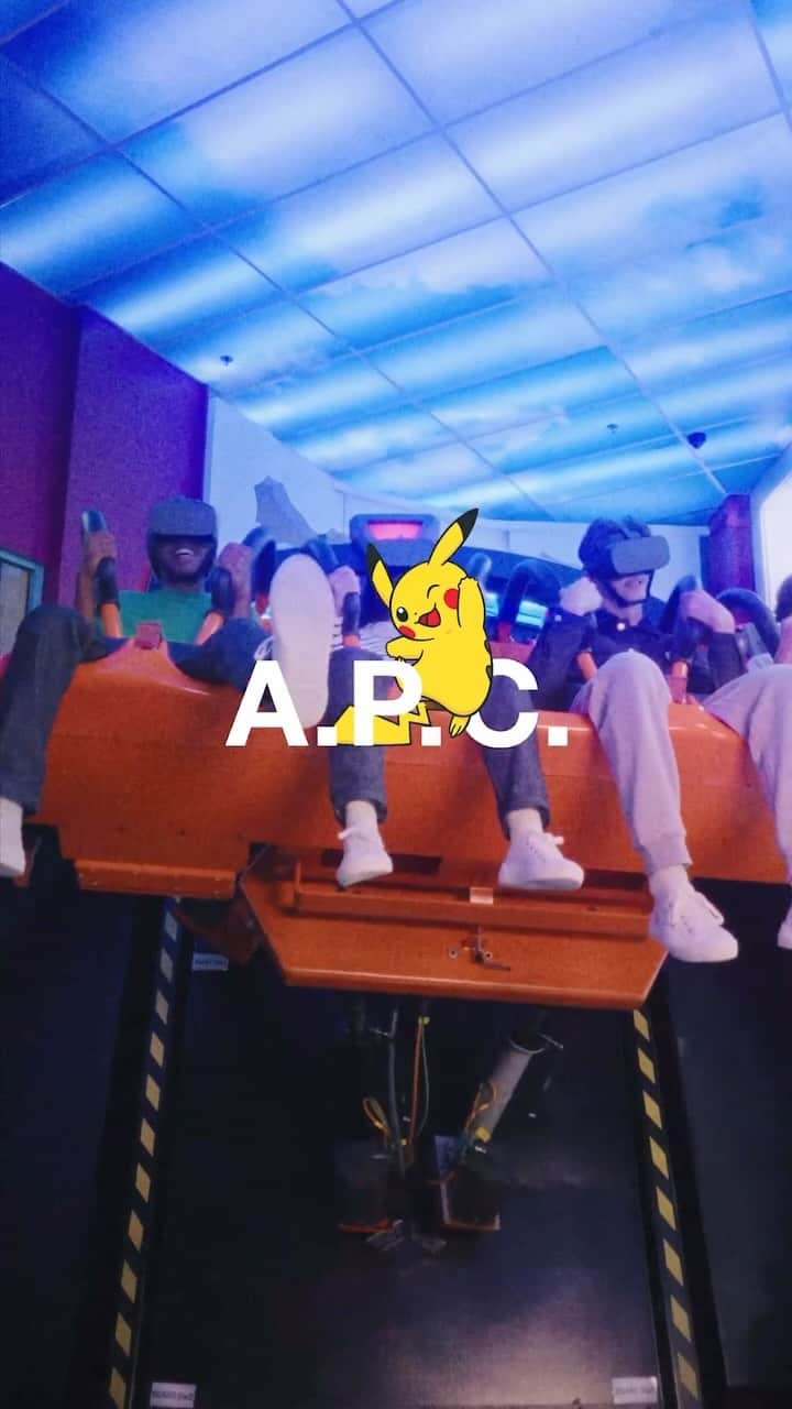 アーペーセーのインスタグラム：「Go catch ‘em all !  @Pokemon x @APC_paris   Available online and in select A.P.C. stores.  #APCParis #Pokemon」