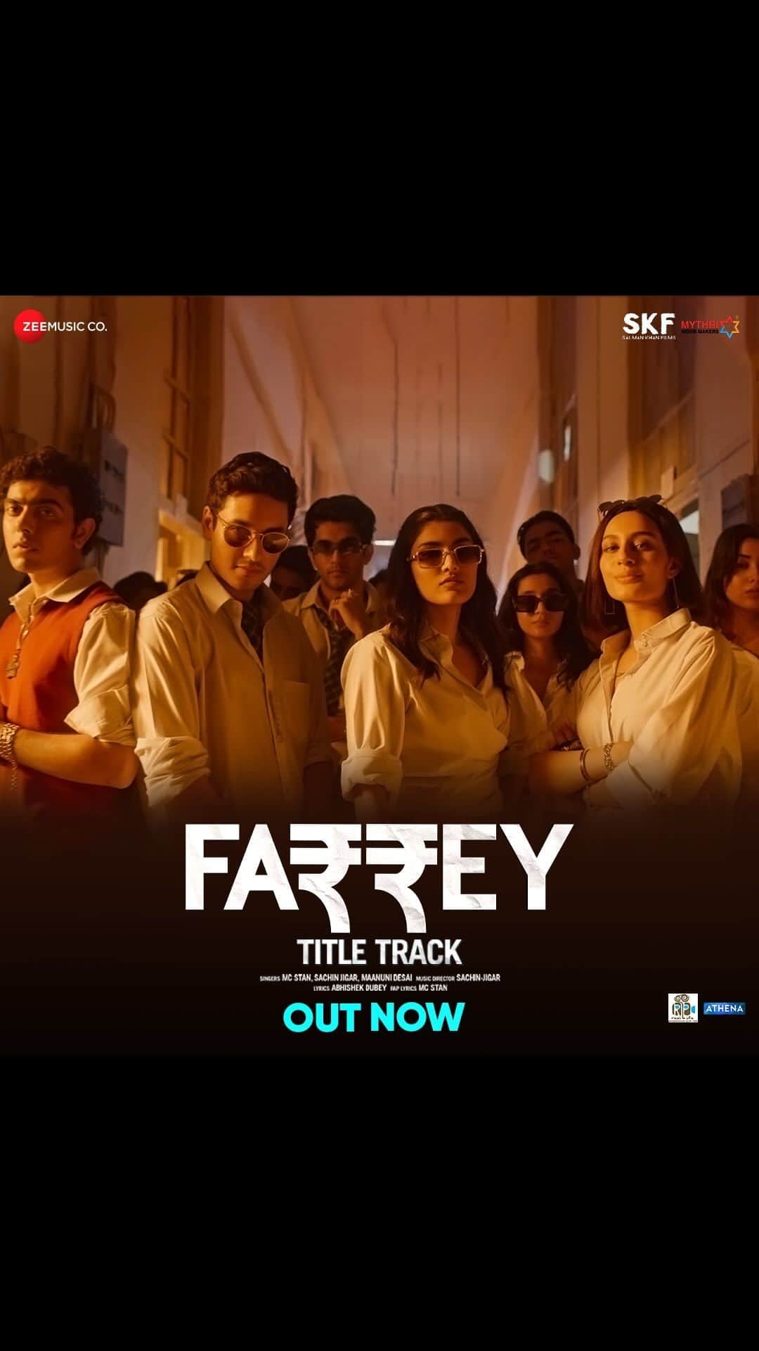 サルマン・カーンのインスタグラム：「Gaana enjoy karo aur exam mein Farrey mat banana! #FarreyTitleTrack  @soumendra_padhi @alizehagnihotri @isahilmehta @zeynshaw @prasanna_bisht @ronitboseroy @juuhithesoniibabbar @yerneninaveen @atulreellife @nikhilnamit @m___c___stan @scarlettvictim @sachinjigar @soulfulsachin @jigarsaraiya @writerdubey @dnm_roots @sunirkheterpal @skfilmsofficial @mythriofficial @reellifeproduction @athenaenm @zeemusiccompany @castingchhabra @jugaadmotionpictures @mukeshchhabracc @pvrpictures」