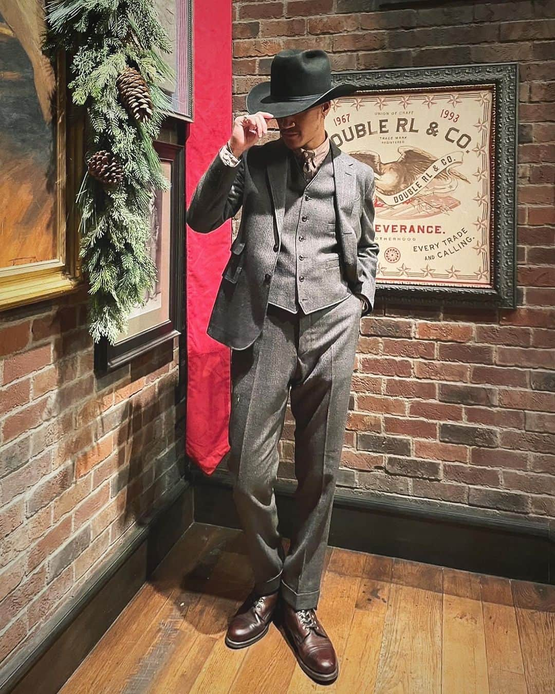 PSYCHIC FEVERのインスタグラム：「Double RL Omotesando 10th anniversary party ✨  @ralphlauren  @doublerl   #TSURUGI #剣 #PSYCHICFEVER #doublerl  #ralphlauren」