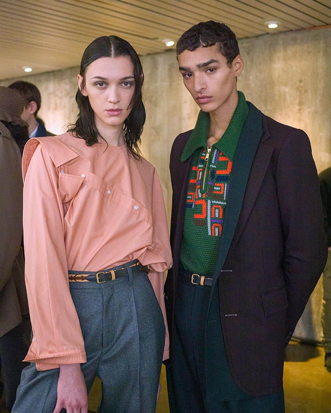 kolorのインスタグラム：「⁣  ⁣ Behind the scene⁣ kolor AW2023 Runway Show⁣ ⁣ ⁣ #kolor #kolorofficial #KLRFW23 #AW23」