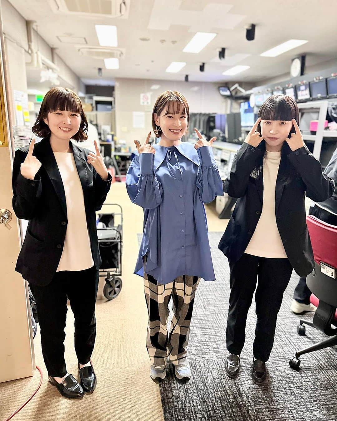 佐竹美希のインスタグラム：「ニューヘアー娘💇‍♀️  #ハイツ友の会 さん #キクテレミルラジ265 #BSよしもと #アナウンサー #佐竹美希  #今週も楽しかったです」