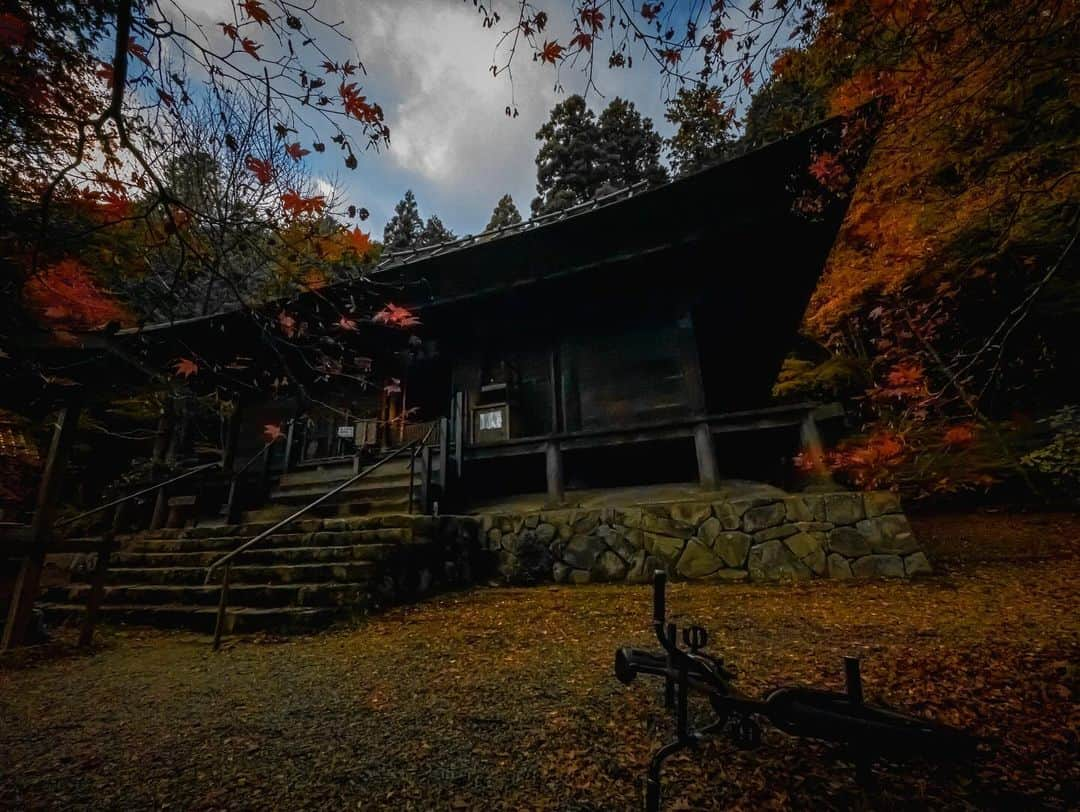 宇野陽介さんのインスタグラム写真 - (宇野陽介Instagram)「紅葉で有名な兵庫県丹波篠山市の大国寺にお参りに行ったら ご縁で、住職さんにBMXの撮影を許可していただきました！ 初めて行ったのですが、住職さんは自然の見えないエネルギーを体感される方らしく。  せっかくのチャンスなので、撮影トライさせていただきました🙏  国指定重要文化財で藤原時代の仏像の撮影もさせていただきました🙏  お寺全体がエネルギーに満ちた素晴らしいお寺です🐉  皆さん是非。  #aresbikes #bmx #flatland #freestyle #dvsshoes  #お寺 #大国寺 #丹波篠山市  #天台宗　 #lumixphotography  #lumix #lumixgh6」11月18日 21時14分 - yorkuno