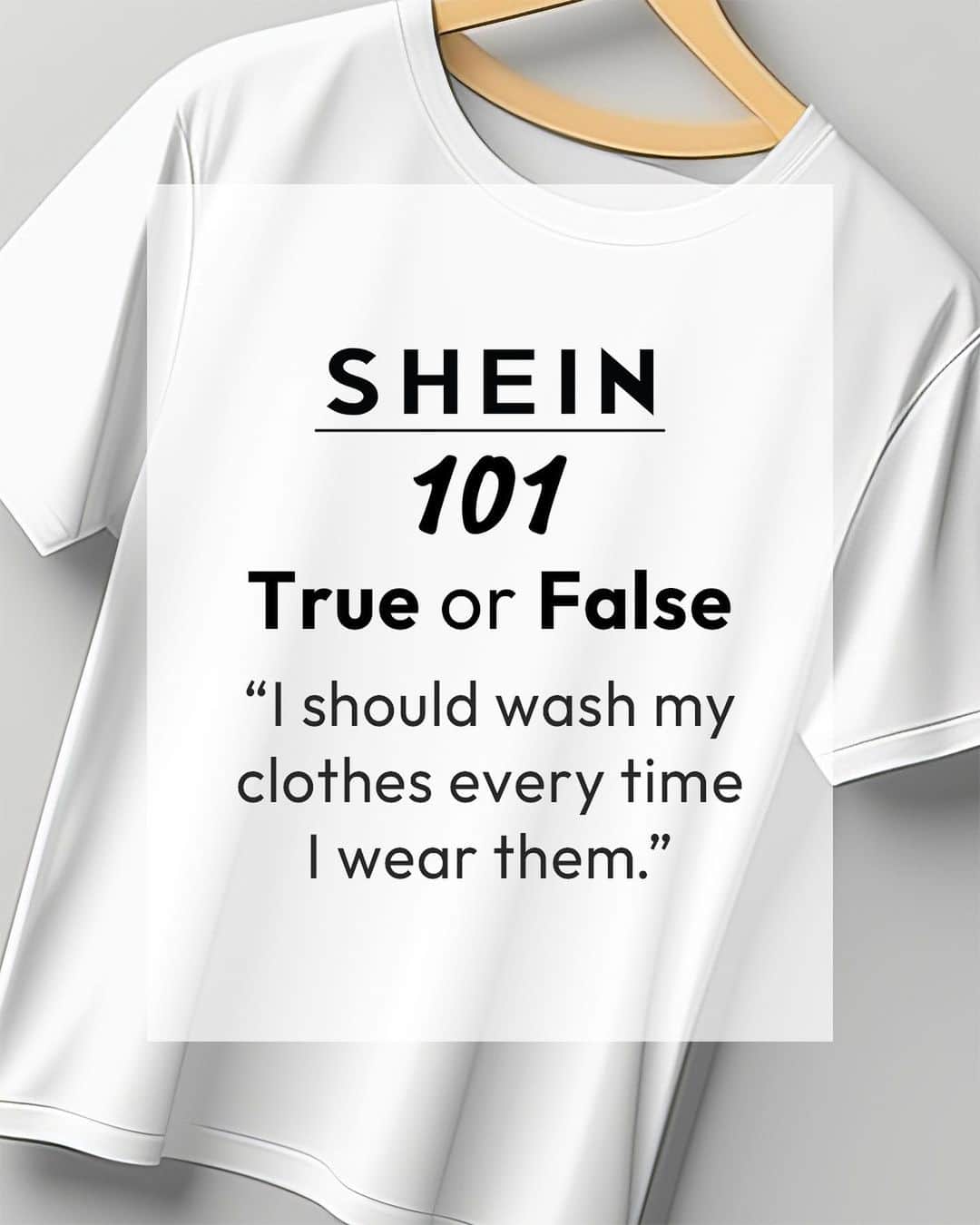SHEINのインスタグラム：「Less wash, lower impact! 🌎✨ Did you know overwashing harms your clothes and the planet?💙🛍️Opting for fewer cycles, cooler washes, and air-drying your chic choices can make a big difference. Stay tuned to our #SHEIN101 series for more tips for embracing sustainability in style!」