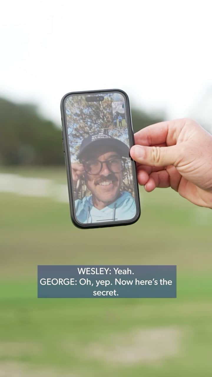 PGA TOURのインスタグラム：「@WesleyBryanGolf and @MattAtkinsUSCA caught up with George before their rounds @TheRSMClassic.」