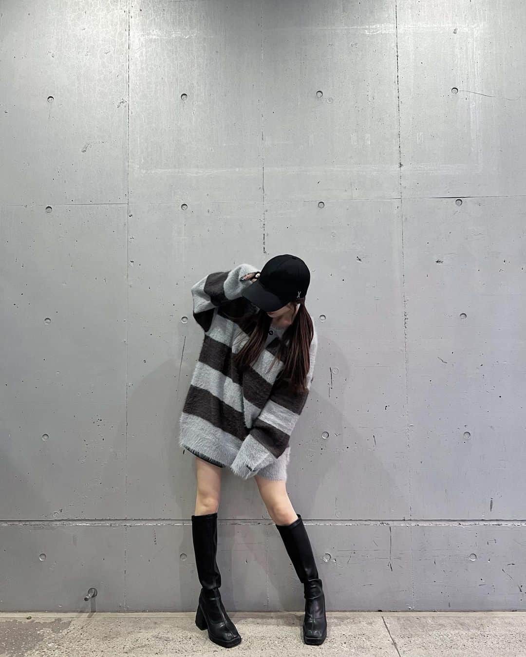 向井地美音のインスタグラム：「* オーバーサイズにロングブーツがさいつよ！」