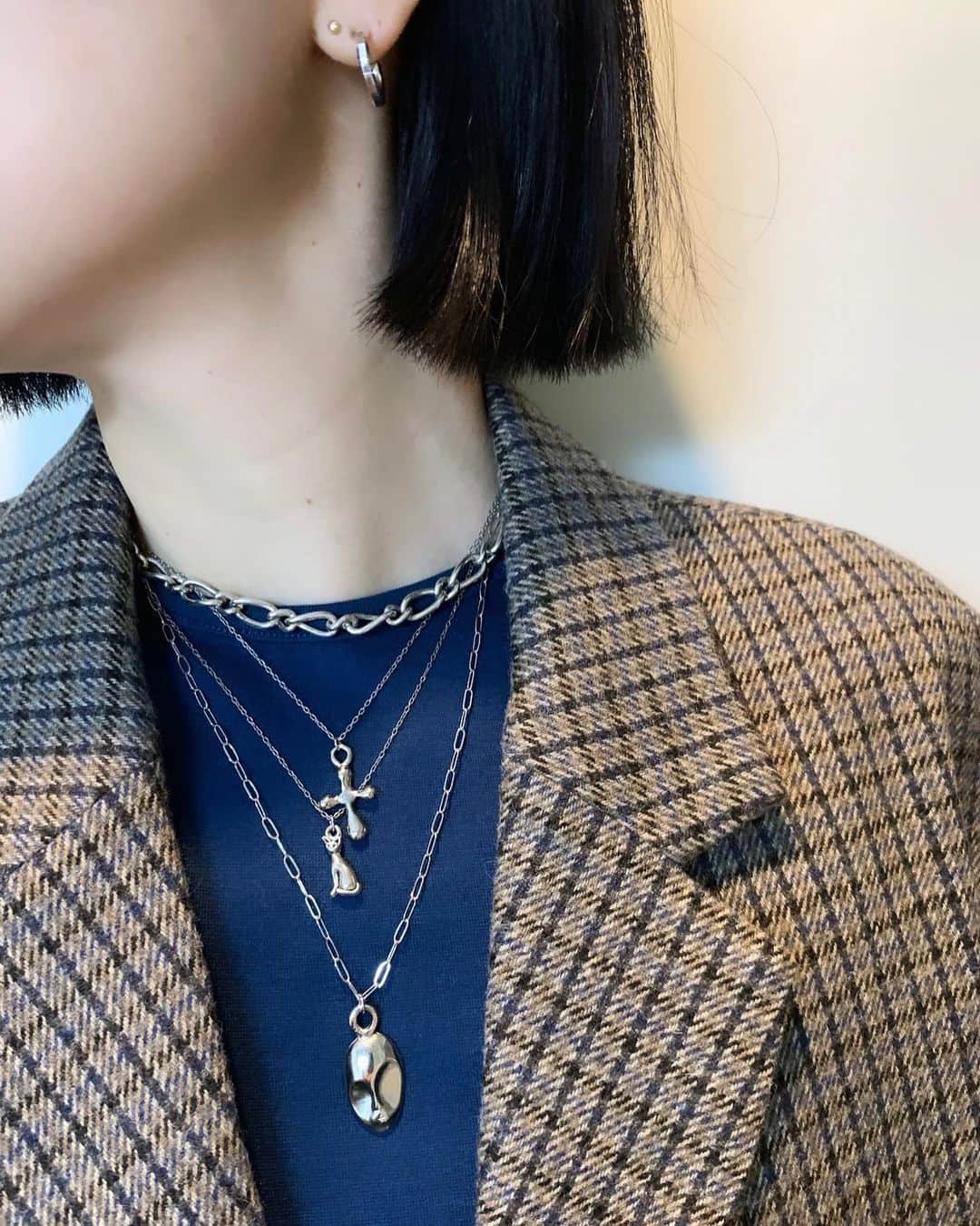 小谷実由のインスタグラム：「🦒🦒首元記録🦒🦒 #おみゆ箪笥」